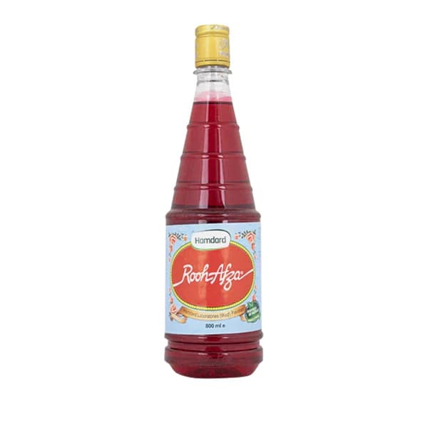 Hamdard Rooh Afza Rose Syrup & Rose Water